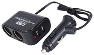 DVOJITÝ ROZDEĽOVAČ PRE 2 ZÁSUVKY + USB DOUBLE FV X4E95 DVOJITÝ ROZDEĽOVAČ PRE 2 ZÁSUVKY + USB DOUBLE FV X4E95