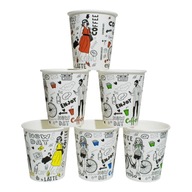 New Day papierový pohár 400ml, mix 4 farieb, Bal New Day papierový pohár 400ml, mix 4 farieb, Bal