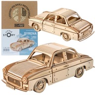Malý príbeh Drevené puzzle 3D model - Auto FSO Syrena 105 Malý príbeh Drevené puzzle 3D model - Auto FSO Syrena 105