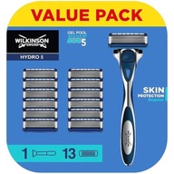 WILKINSON Hydro 5 súprava na holenie pokožky 13x kazety + rukoväť WILKINSON Hydro 5 súprava na holenie pokožky 13x kazety + rukoväť