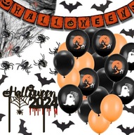 SADA HALLOWEENSKÝCH DEKORácií Oranžová Veľká 43 ks SADA HALLOWEENSKÝCH DEKORácií Oranžová Veľká 43 ks