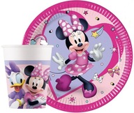 SADA papierových hrnčekov a tanierov MINNIE MOUSE DISNEY NARODENINY 16 ks SADA papierových hrnčekov a tanierov MINNIE MOUSE DISNEY NARODENINY 16 ks