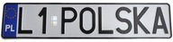 Poľská zberateľská tabuľa s nálepkou 520x114 Poľská zberateľská tabuľa s nálepkou 520x114