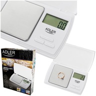 PRESNÁ VÁHA NA ŠPERKY DO 500g / 0,1g ADLER AD3161 PRESNÁ VÁHA NA ŠPERKY DO 500g / 0,1g ADLER AD3161