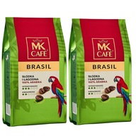 MK Cafe Brasil zrnková káva 100% Arabica 2x400g