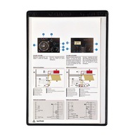 Magnetický prezentačný panel TARIFOLD A4 x5 čierny