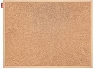 Korková tabuľa v drevenom ráme, 60-90 cm, hnedá