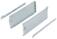 METALBOX vysoká zásuvka V-150 mm L-550 mm sivá RAL9006 AMIX METALBOX vysoká zásuvka V-150 mm L-550 mm sivá RAL9006 AMIX