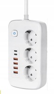 PREDLŽOVACÍ KÁBEL NAPÁJACIEHO PÁSU 2m 3 ZÁSUVKY + 4xUSB +2xUSB Type-C PREDLŽOVACÍ KÁBEL NAPÁJACIEHO PÁSU 2m 3 ZÁSUVKY + 4xUSB +2xUSB Type-C