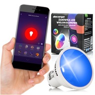 RGB GU10 ŽIAROVKA BIELA MULTI FARBA 5W OVLÁDANIE CHYTRÝM WIFI SMARTFÓNOM RGB GU10 ŽIAROVKA BIELA MULTI FARBA 5W OVLÁDANIE CHYTRÝM WIFI SMARTFÓNOM