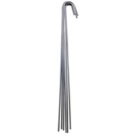 Oceľové kotviace kolíky J 30cm na agrotextíliu x200 Oceľové kotviace kolíky J 30cm na agrotextíliu x200