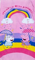 Detská osuška 70x140 Peppa Pig ružová bavlna Detská osuška 70x140 Peppa Pig ružová bavlna