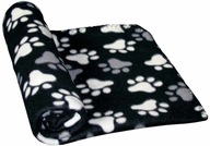 Fleecová deka Nobby 70x100 cm Čierna