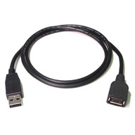 USB predlžovací kábel (2.0), USB A M - USB A F, 0,3 m, bi