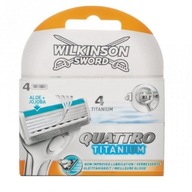 Wilkinson Quattro Titanium (4 kusy) – 4-čepelové