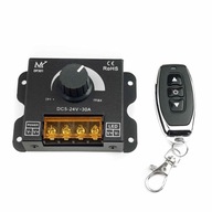 LED stmievač stmievač 12V-24V 30A s diaľkovým ovládaním 433MHz LED stmievač stmievač 12V-24V 30A s diaľkovým ovládaním 433MHz