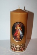 16cm HRUBÁ vosková sviečka 3 dni tmy Ježiš