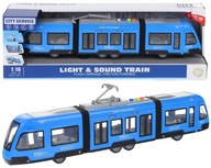 Kĺbové zvukové dvere električky s modrým svetlom Kĺbové zvukové dvere električky s modrým svetlom