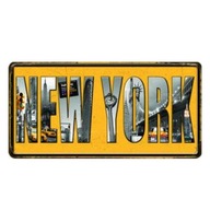 Dekoratívna listová plaketa New York Town