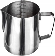 Nádoba na mlieko, odmerka, 580 ml, oceľ Nádoba na mlieko, odmerka, 580 ml, oceľ