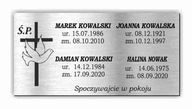 Náhrobná tabuľa Náhrobná tabuľa gravírovaná 90x45 Náhrobná tabuľa Náhrobná tabuľa gravírovaná 90x45