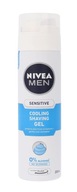 Nivea Men Sensitive chladivý gél na holenie 200 ml