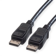 VALUE Kábel DisplayPort v1.2 M-M 10m čierny 4K VALUE Kábel DisplayPort v1.2 M-M 10m čierny 4K