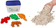 Pre deti Piaskolina Piasek 2kg + formičky AdamToys Pre deti Piaskolina Piasek 2kg + formičky AdamToys