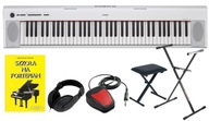 Biele piano Yamaha NP-32 WH pre učenie sa hry max 1