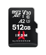 Pamäťová karta microSDHC GOODRAM 512GB IRDM-A2 UHS + adaptér