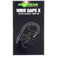 Korda Wide Gape X Micro Barbed Micro Barbed kaprové háčiky, veľkosť 10 Korda Wide Gape X Micro Barbed Micro Barbed kaprové háčiky, veľkosť 10