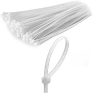 KLIPOVACIE VIAZAČKY, BIELE VAPÁTKY, 100 KS. 500 x 4,8 KLIPOVACIE VIAZAČKY, BIELE VAPÁTKY, 100 KS. 500 x 4,8