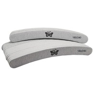 Banán zebra pilník na nechty šedý 180/240 BUTTERFLY 50 ks Banán zebra pilník na nechty šedý 180/240 BUTTERFLY 50 ks