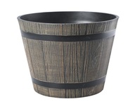 Kvetináč guľatý box sud MADERA 30 cm bronz Kvetináč guľatý box sud MADERA 30 cm bronz