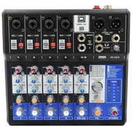 DNA MC06X 6 KANÁLOVÝ MIXER USB ROZHRANIE