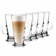 6 pohárov na kávu, sada pohárov na latte Tadar
