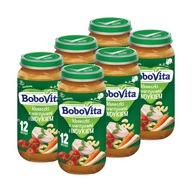 BoboVita Jr Zeleninové/morčacie knedle SET 6x250g BoboVita Jr Zeleninové/morčacie knedle SET 6x250g