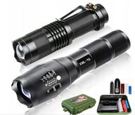 2x CREE XM-L T6 Q5 ZOOM VOJENSKÉ TAKTICKÉ SVETLO 2x CREE XM-L T6 Q5 ZOOM VOJENSKÉ TAKTICKÉ SVETLO