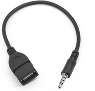 JACK ADAPTÉR 3,5 mm AUX na USB 2.0 OTG