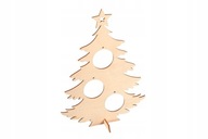 Drevený stojan na vianočný stromček na tri čačky DECOR