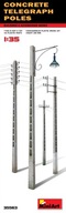 Betónové telegrafné stĺpy 1:35 MiniArt 35563