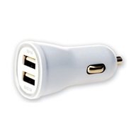 NABÍJAČKA DO AUTO 2X USB 5V 1A/2,1A BIELA NABÍJAČKA DO AUTO 2X USB 5V 1A/2,1A BIELA