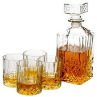 Sada karafy 4 poháre na whisky nápoje 900ml 4x230ml Sada karafy 4 poháre na whisky nápoje 900ml 4x230ml