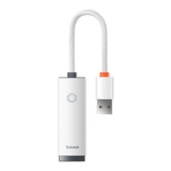 Baseus Adapter Lite Series – USB na RJ45 – 100 Mb/s (WKQX000002) biela