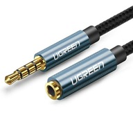 AUX audio predlžovací kábel 3,5 mm UGREEN AV118, 1m (modrý)