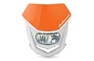 Oranžovo-biele predné svetlo Halo LED