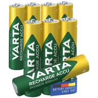 Nabíjacie batérie VARTA R3 AAA 800mAh x 8 ks Nabíjacie batérie VARTA R3 AAA 800mAh x 8 ks