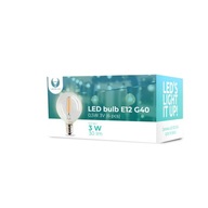 E12 G40 LED žiarovka 0,5W 3V 30lm priehľadná Forever Light 6 kusov E12 G40 LED žiarovka 0,5W 3V 30lm priehľadná Forever Light 6 kusov