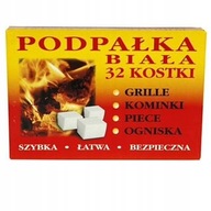 Kocky podpaľovač grilu biele 32 ks PL