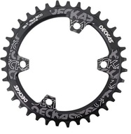 Predné ozubené koleso pre bicykel NARROW WIDE 34T 96BCD DECKAS Asymetrické predné Predné ozubené koleso pre bicykel NARROW WIDE 34T 96BCD DECKAS Asymetrické predné